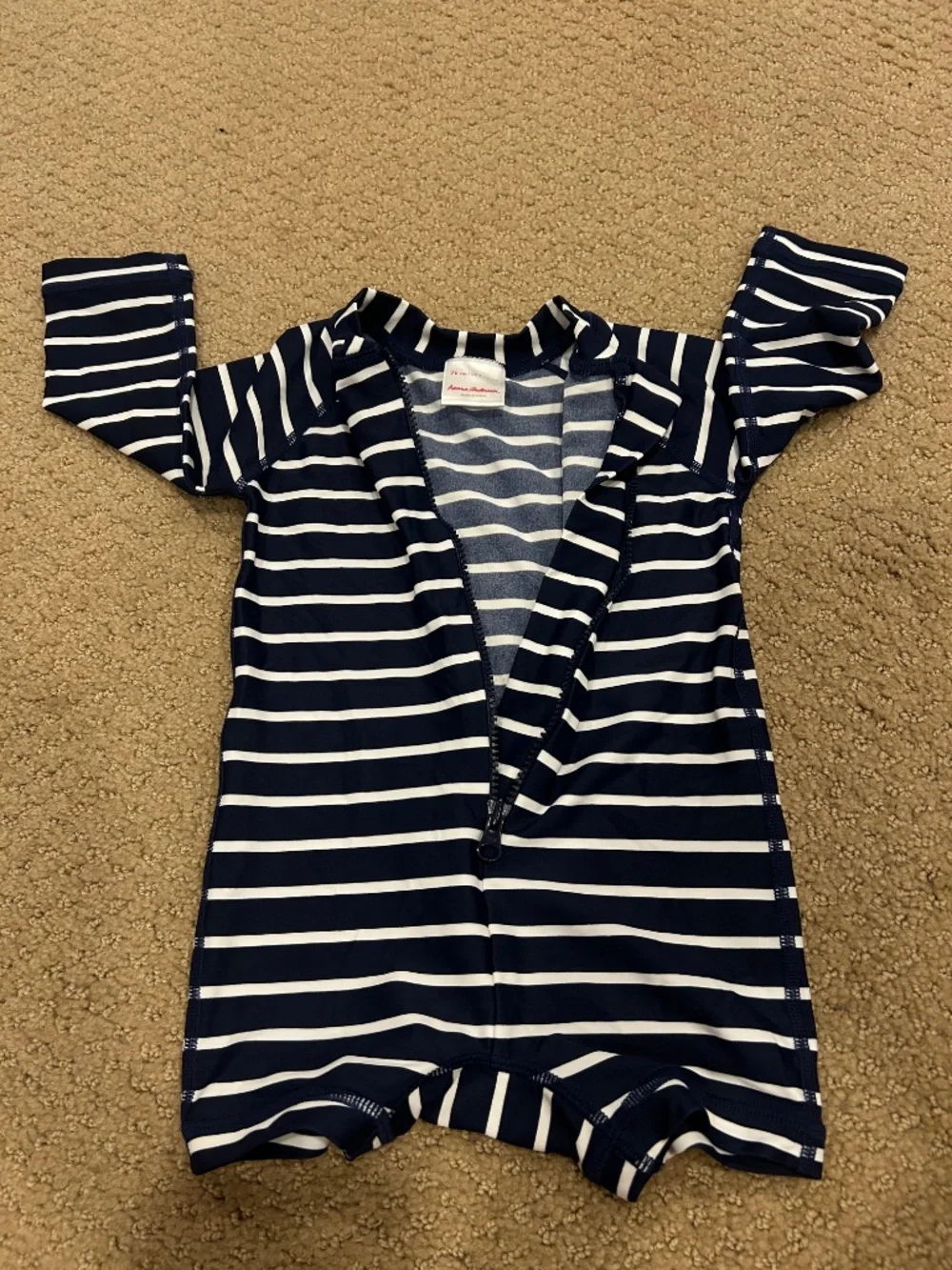 Hanna Andersson Baby Rashguard Swimsuit Unisex 6 to 12 Months